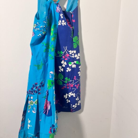 VINTAGE Versace for H&M 2 Tone Asymmetrical Dress | 2011 collection | US6 EU36 - Picture 5 of 8